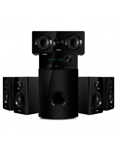 Boxe 5.1 SVEN HT-210 / 120W RMS / Bluetooth / FM-tune / USB Flash / SD card / Black