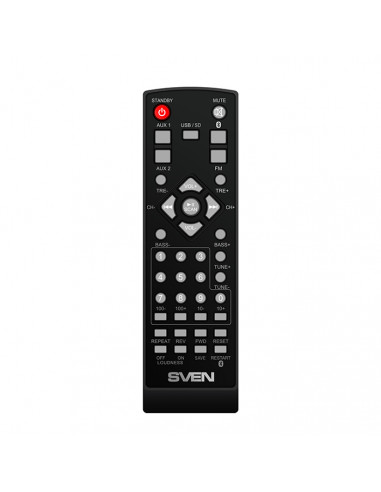 Boxe 2.0 SVEN MC-10 / 50W RMS, Bluetooth / FM / USB / SD card / Black