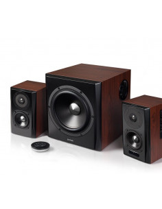 Edifier S350DB Brown, 2.1/ RMS 150W (70W+ 2x40W), Audio In: Bluetooth 5.0 aptX Wireless Sound, RCA x2, PC, AUX, optical, coax... 2