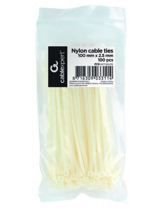 Cable Organizers Nylon ties NYT-100, 100mm -2.5mm width, bag of 100 pcs