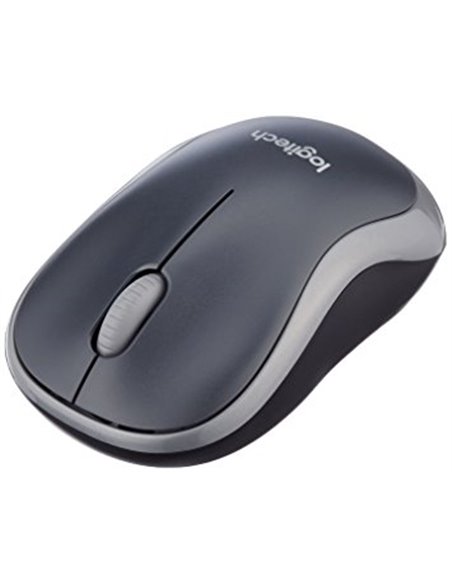 Mouse Wireless Logitech M185 Swift Grey, Grey/Black
