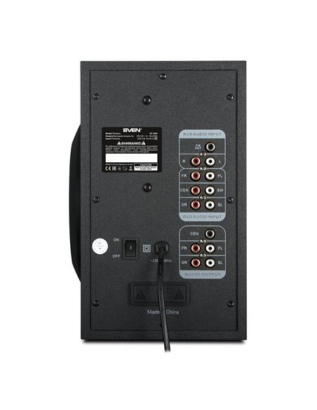 Boxe 5.1 SVEN HT-202 / 80W RMS / Bluetooth / FM-tune / USB Flash / SD card / Black Boxe 5.1 SVEN HT-202 / 80W RMS / Bluetooth / FM-tune / USB Flash / SD card / Black