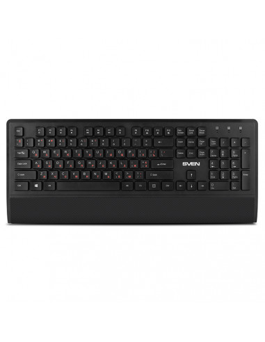 SVEN KB-C3800W, Wireless, Keyboard & Mouse & Mouse Pad, 2.4GHz, Multimedia Keyboard (104 keys, 12Fn-keys) + Mouse (5+1 keys (...