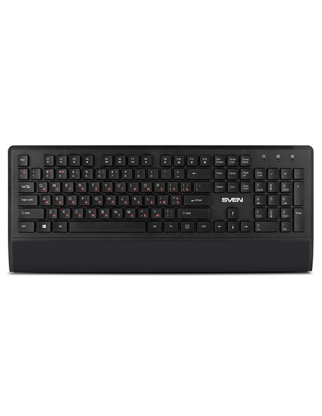 SVEN KB-C3800W, Wireless, Keyboard & Mouse & Mouse Pad, 2.4GHz, Multimedia Keyboard (104 keys, 12Fn-keys) + Mouse (5+1 keys (... SVEN KB-C3800W, Wireless, Keyboard & Mouse & Mouse Pad, 2.4GHz, Multimedia Keyboard (104 keys, 12Fn-keys) + Mouse (5+1 keys (...