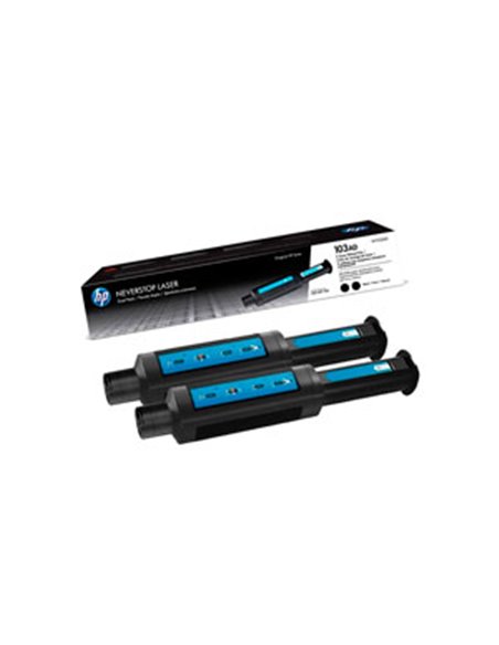 HP 103AD (W1103AD), Original Neverstop Toner Reload Kit, 2 pcs, Black, 5000 pages for NeverStop series. HP 103AD (W1103AD), Original Neverstop Toner Reload Kit, 2 pcs, Black, 5000 pages for NeverStop series.