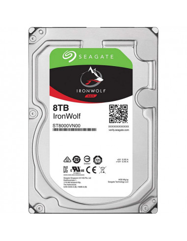 3.5” HDD 8.0TB Seagate ST8000VN004 IronWolf™ NAS, 7200rpm, 256MB, SATAIII