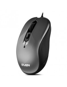 SVEN RX-520S, Optical Mouse, Antistress Silent 3200 dpi, USB, Dark Gray 2