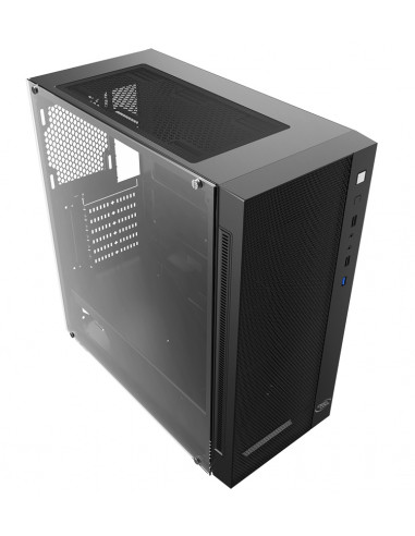 Carcasa DEEPCOOL MATREXX 55 MESH / w/oPSU / Side panel / ATX / Black