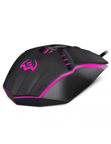 SVEN RX-G810 Gaming, Optical Mouse, 800-4000 dpi, 6+1 buttons (scroll wheel), DPI switching modes, Two navigation buttons (F...