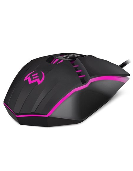 SVEN RX-G810 Gaming, Optical Mouse, 800-4000 dpi, 6+1 buttons (scroll wheel), DPI switching modes, Two navigation buttons (F...
