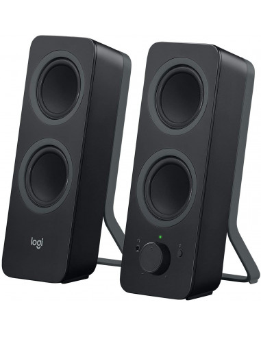 Logitech Z207 Bluetooth Speakers 2.0 ( RMS 5W, 2x2.5W), Stereo headphone jack, Black