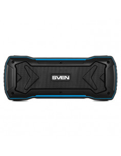 Колонка Портативная SVEN PS-220, Black-Blue / 10W / Bluetooth / FM / USB / microSD / 1200mA*h 2