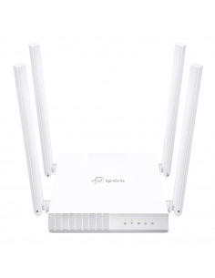 TP-LINK Archer C24 AC750 Dual Band Wireless Router, 433Mbps at 5GHz + 300Mbps at 2.4GHz, 802.11a/b/g/n/ac, 1 WAN + 4 LAN, Mu...