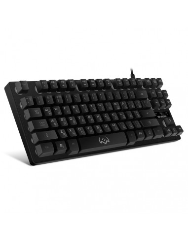 SVEN KB-G7400 Gaming Keyboard, membrane with tactile feedback, 87 keys, 12 Fn-keys, Backlight, USB, Рус/Укр/Eng, Black