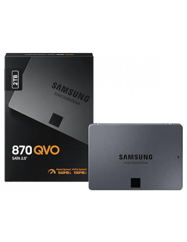 SSD 2.5” Samsung SSD 870 QVO 2.0TB (MZ-77Q2T0BW)