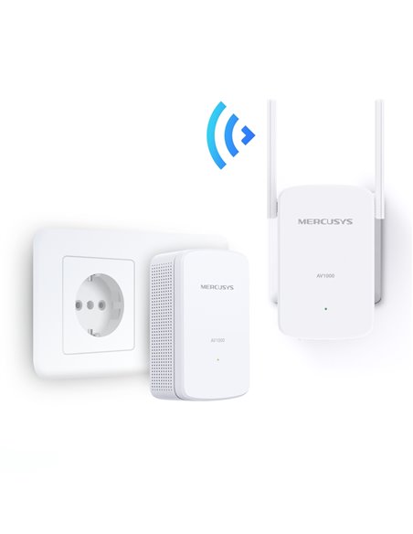 Powerline Adapter MERCUSYS MP510KIT / 1000Mbps / 1 Gigabit LAN Port