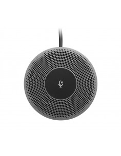 Logitech&nbsp;Expansion Microphone for MEETUP camera, Microphone Type: Mono, wideband, noise canceling LED indicator confirms vid...