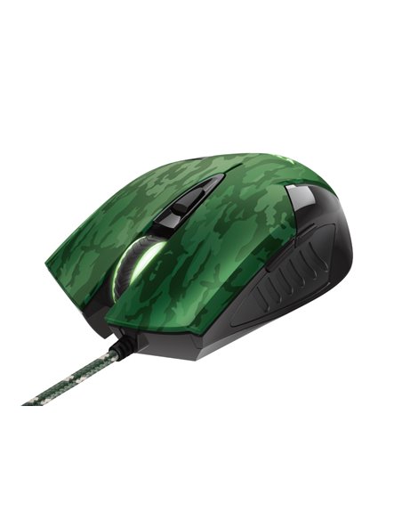 Trust Gaming GXT 781 Rixa Camo Mouse & Mouse Pad, 800 - 3200 dpi, 6 Responsive buttons, LED illumination with breathing effec... Trust Gaming GXT 781 Rixa Camo Mouse & Mouse Pad, 800 - 3200 dpi, 6 Responsive buttons, LED illumination with breathing effec...