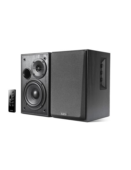 Edifier R1580MB Black, 2.0/ 42W (2x21W) RMS, Bluetooth v4.0, AUX, RCA, remote control, wooden, (4”+1/2”)