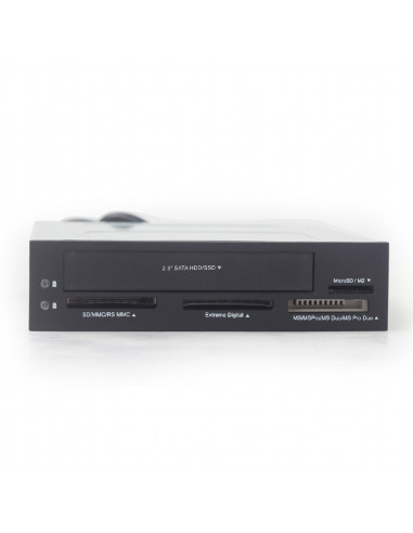 Card Reader Gembird FDI2-ALLIN1-03, Internal USB card reader/writer with SATA port, black