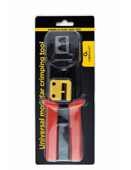 Gembird T-WC-05, Universal modular crimping & cutting tool, RJ45 / RJ12 / RJ11