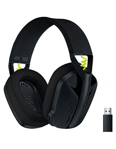 Наушники Logitech Gaming G435 LIGHTSPEED Wireless, Black