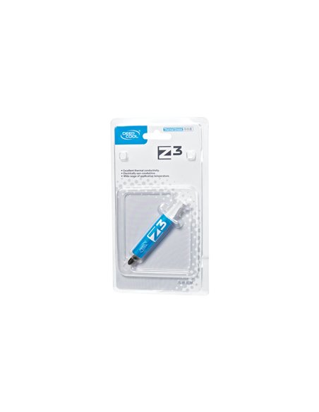 Thermal Paste DEEPCOOL ”Z3”, Silver Tim Thermal Paste, 1.5g, Operation Temperature: -50°C~220° C, Thermal Conductivity: >3.5...