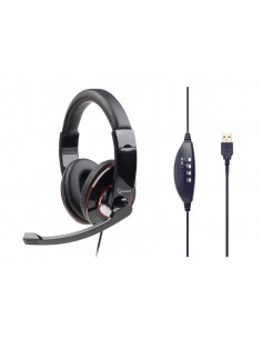 Casti Gembird MHS-U-001 / USB / Black