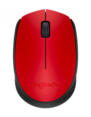 Mouse Wireless Logitech M171 / Optical / Nano receiver / Red