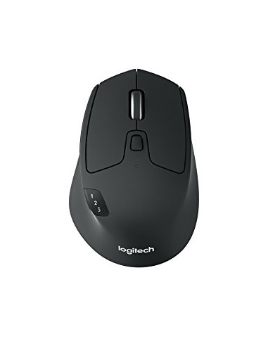 Logitech Wireless Mouse M720 Triathlon, Black, Optical Mouse, Multi-device, Hyper-fast scrolling, Switching seamlessly betwee...