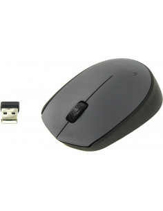 Logitech Wireless Mouse M170 Grey, Optical Mouse for Notebooks, Nano receiver, Grey, Retail 2