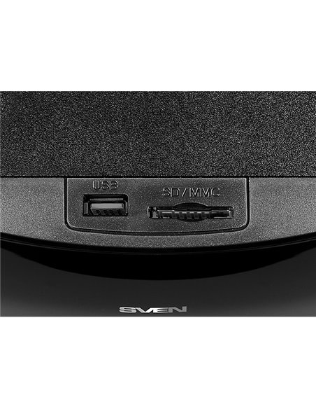 Boxe 2.1 SVEN MS-305 / 40W RMS / Bluetooth / FM-tune / USB Flash / SD card / Black