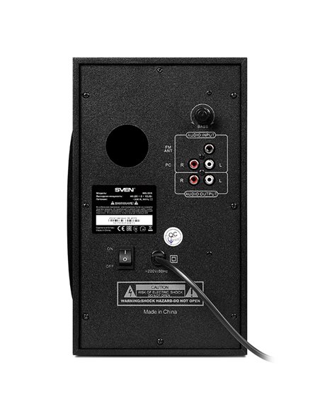 Boxe 2.1 SVEN MS-305 / 40W RMS / Bluetooth / FM-tune / USB Flash / SD card / Black
