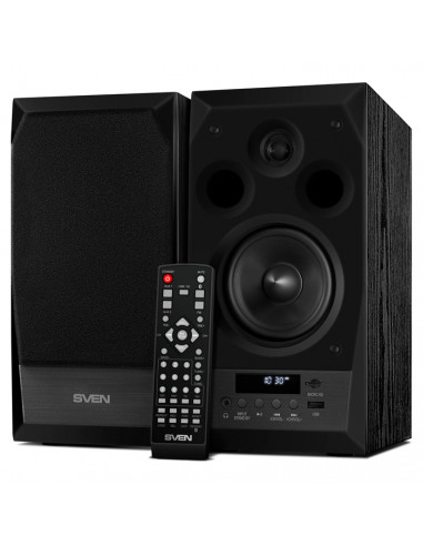 Boxe 2.0 SVEN MC-10 / 50W RMS, Bluetooth / FM / USB / SD card / Black