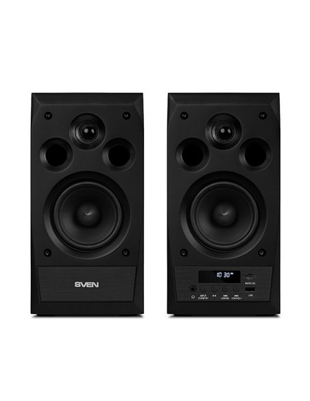 Boxe 2.0 SVEN MC-10 / 50W RMS, Bluetooth / FM / USB / SD card / Black