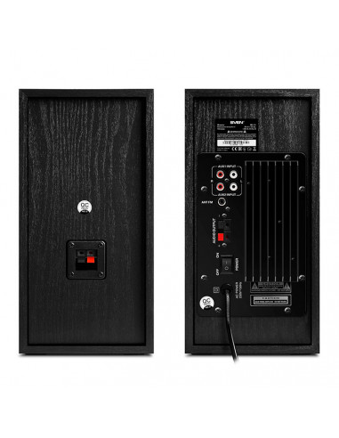 Колонки 2.0 SVEN MC-10 / 50W RMS, Bluetooth / FM / USB / SD card / Black
