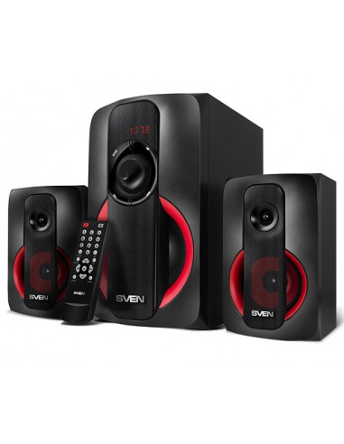 Boxe 2.1 SVEN MS-304 / 40W RMS / Bluetooth / FM-tune / USB Flash / SD card / Black