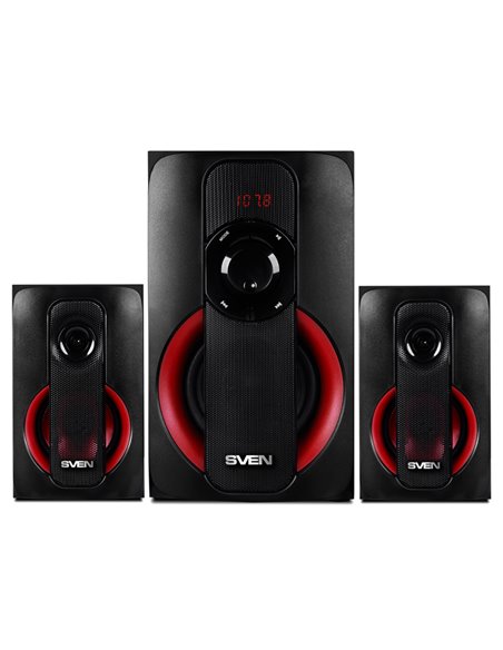 Boxe 2.1 SVEN MS-304 / 40W RMS / Bluetooth / FM-tune / USB Flash / SD card / Black
