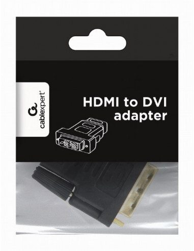 Адаптер Gembird A-HDMI-DVI-2, HDMI to DVI female-male