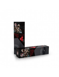 Gembird Mouse pad MP-GAME-XL, Gaming, Dimensions: 350 x 900 x 3 mm, Material: natural rubber foam + fabric, Black 2