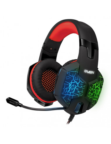 Casti SVEN AP-U988MV, Black/Red