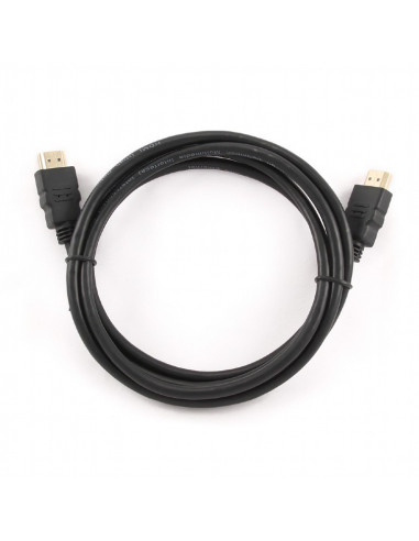 Cable HDMI - 1m - Cablexpert CC-HDMI4-1M, 1 m, HDMI v.1.4, male-male, cable with gold-plated connectors, bulk package, Black