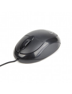 Gembird MUS-U-01, Optical Mouse, 1000dpi, USB, Cable length: 1.25 m, Black 2