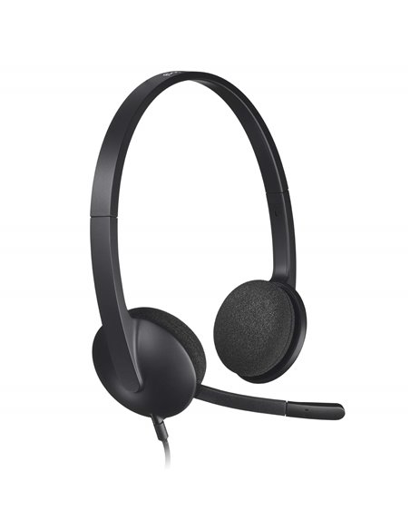 Casti Logitech USB H340
