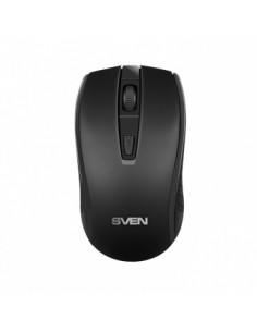 SVEN RX-220W Wireless, Optical Mouse, 2.4GHz, Nano Receiver, 800/1200/1600 dpi, USB, Black