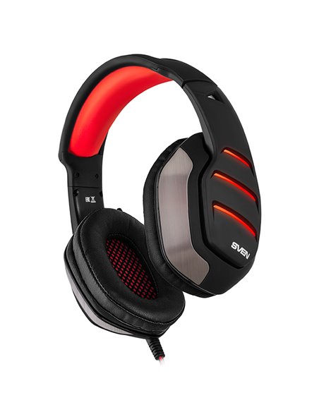 Наушники SVEN AP-U997MV, Black/Red