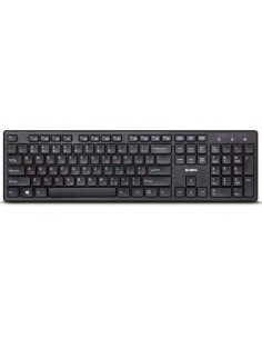 SVEN KB-E5800W, Wireless Keyboard, 104 keys,12 Fn-keys slim compact design, low-profile keys with smooth stroke, Nano receive...