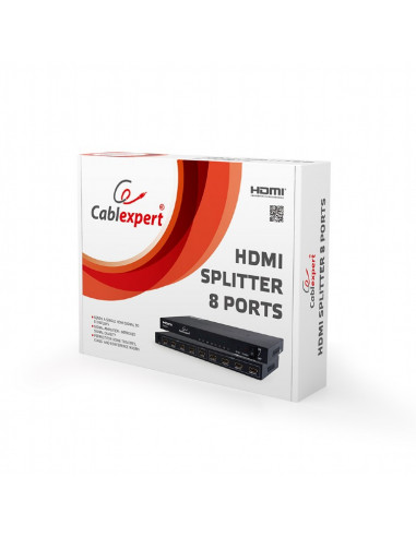Splitter Cablexpert - DSP-8PH4-03, HDMI 8 ports