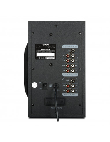 Boxe 5.1 SVEN HT-202 / 80W RMS / Bluetooth / FM-tune / USB Flash / SD card / Black