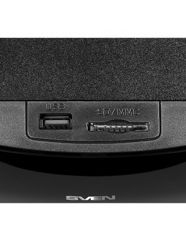 Boxe 5.1 SVEN HT-202 / 80W RMS / Bluetooth / FM-tune / USB Flash / SD card / Black